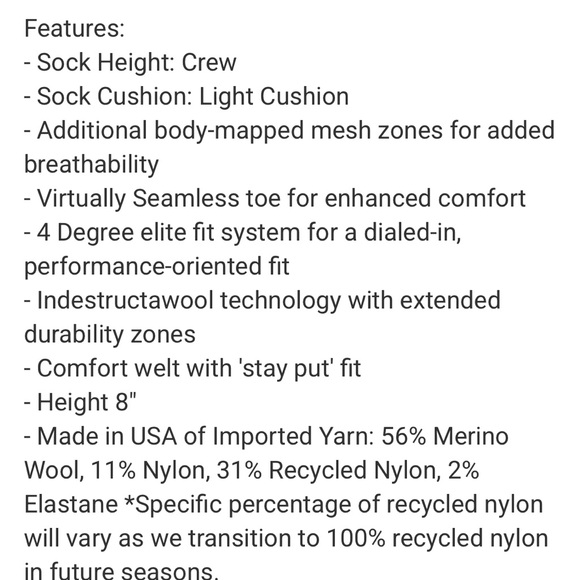 Smartwool Men's Hike Socks - Gray, Brown, and Black - Picture 7 of 8